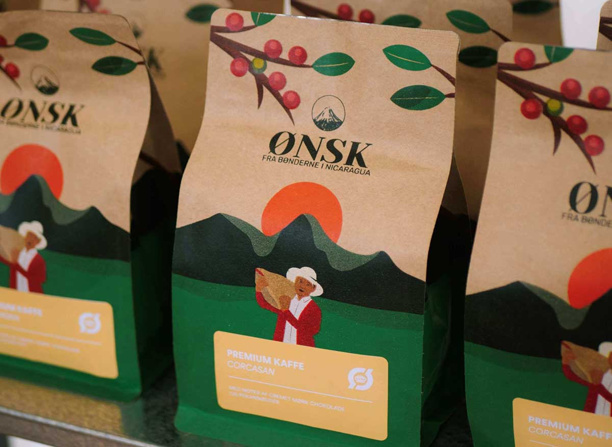 ØNSK pakke med kaffebønner fra Nicaragua